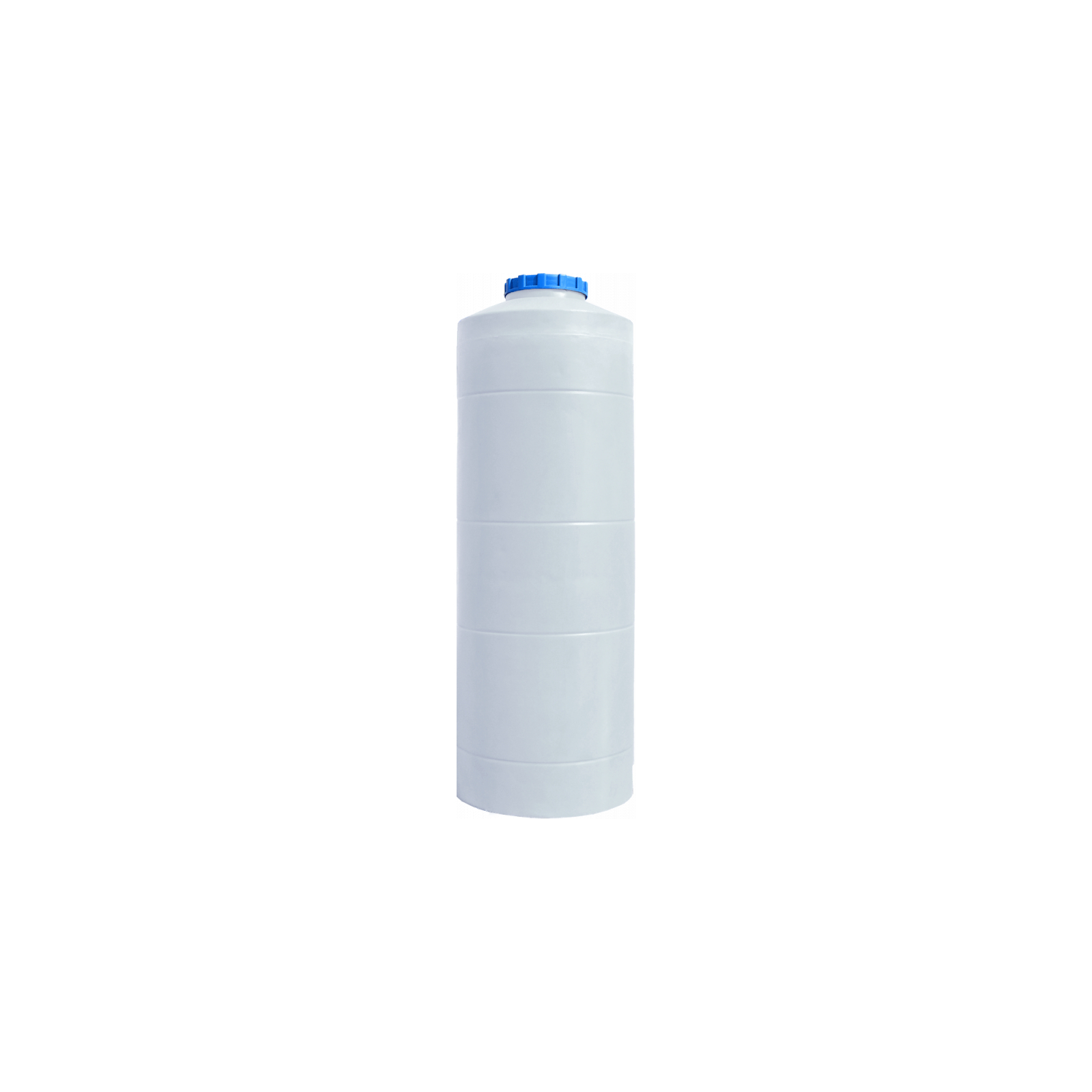 Емкость для воды Пласт Бак вертикальная пищевая 1000 л узкая белая (1210)