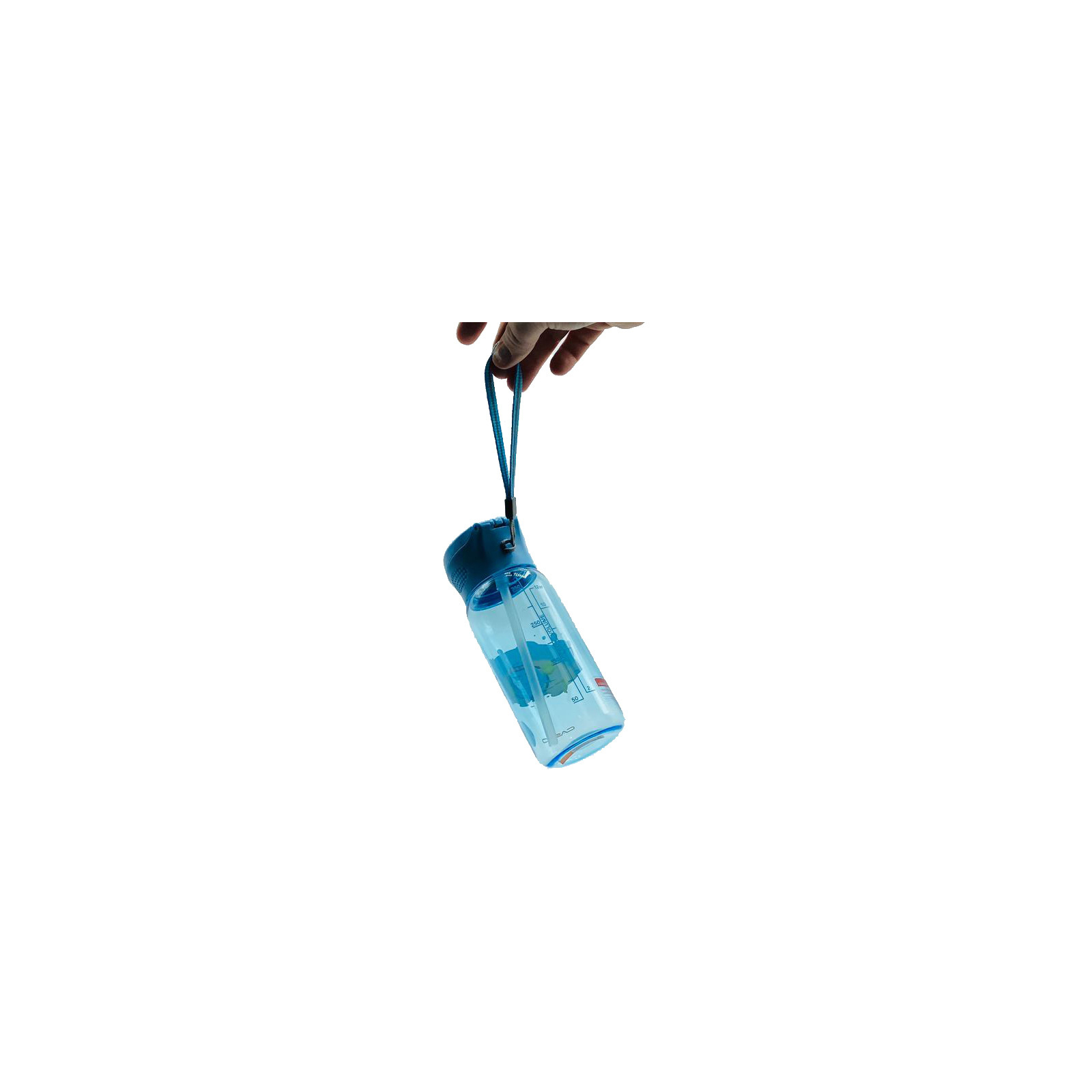Бутылка для воды Casno 400 мл KXN-1195 Синя восьминіг з соломинкою (KXN-1195_Blue) изображение 3