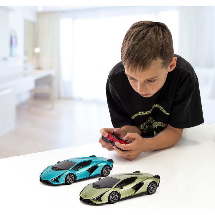 Радиоуправляемая игрушка KS Drive Lamborghini Sian 1:24, 2.4Ghz синий (124GLSB) изображение 8