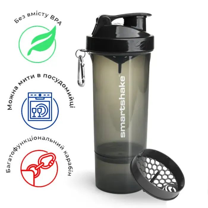 Шейкер спортивный SmartShake Slim 500ml Neon Pink (10253201) изображение 11
