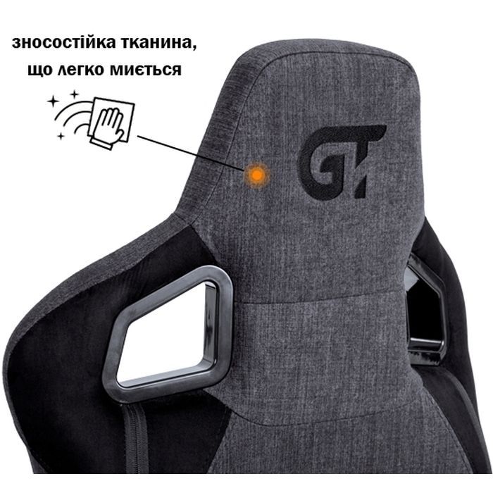 Кресло игровое GT Racer X-8005 Dark Gray изображение 5