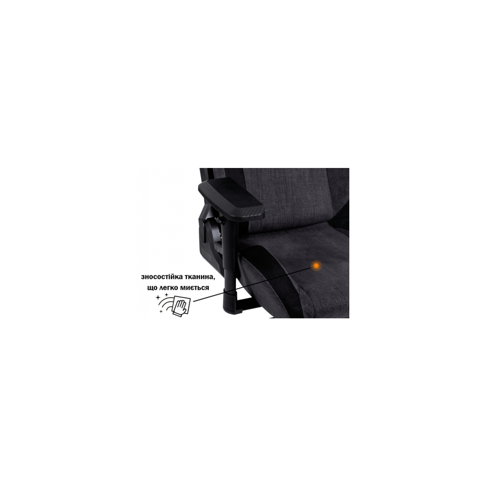 Кресло игровое GT Racer X-8005 Dark Gray/Black изображение 7