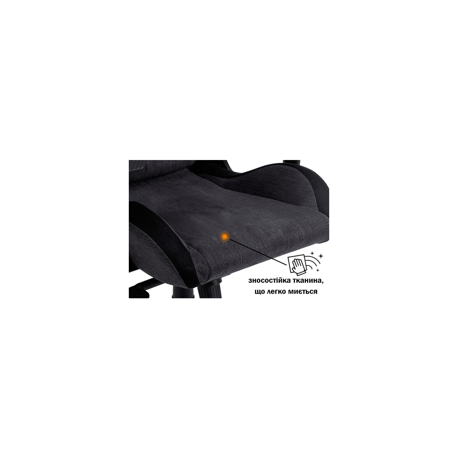 Кресло игровое GT Racer X-8005 Dark Gray/Black Suede изображение 8