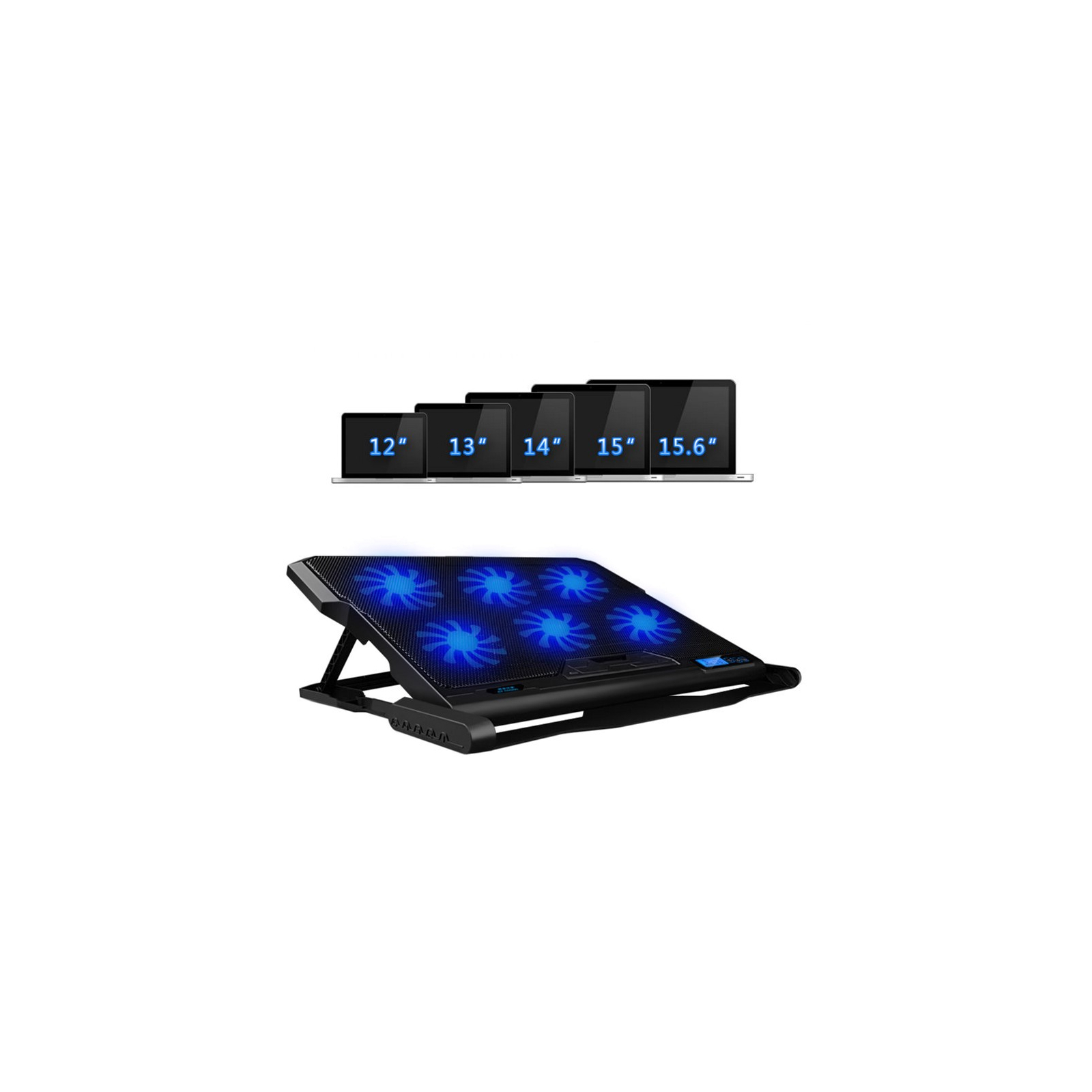 Подставка для ноутбука DYXON FIX COOLING 4 Black (DXNLSFC4B) изображение 6