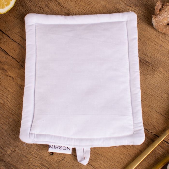 Кухонна прихватка MirSon Бязь 11-2107 White (2200006753261) зображення 2