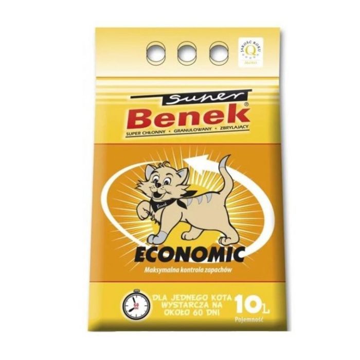 Наполнитель для туалета Super Benek Бентонитовый натуральный 5 л (5905397012696)