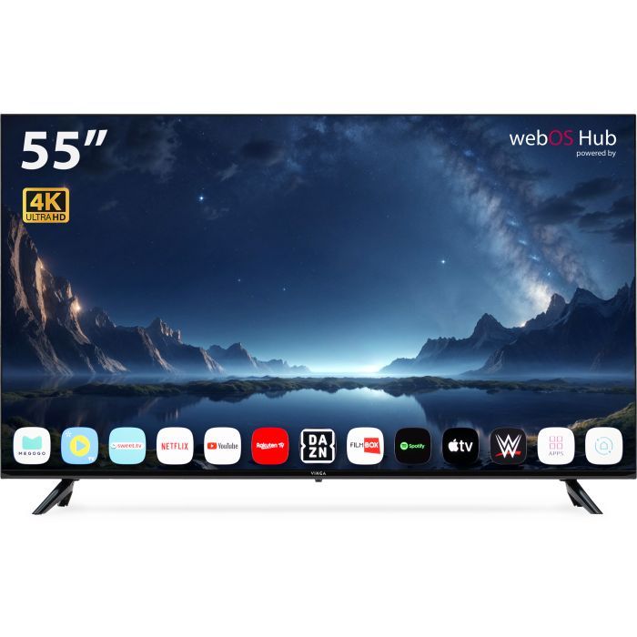 Телевизор Vinga S55UHD25QAWEB