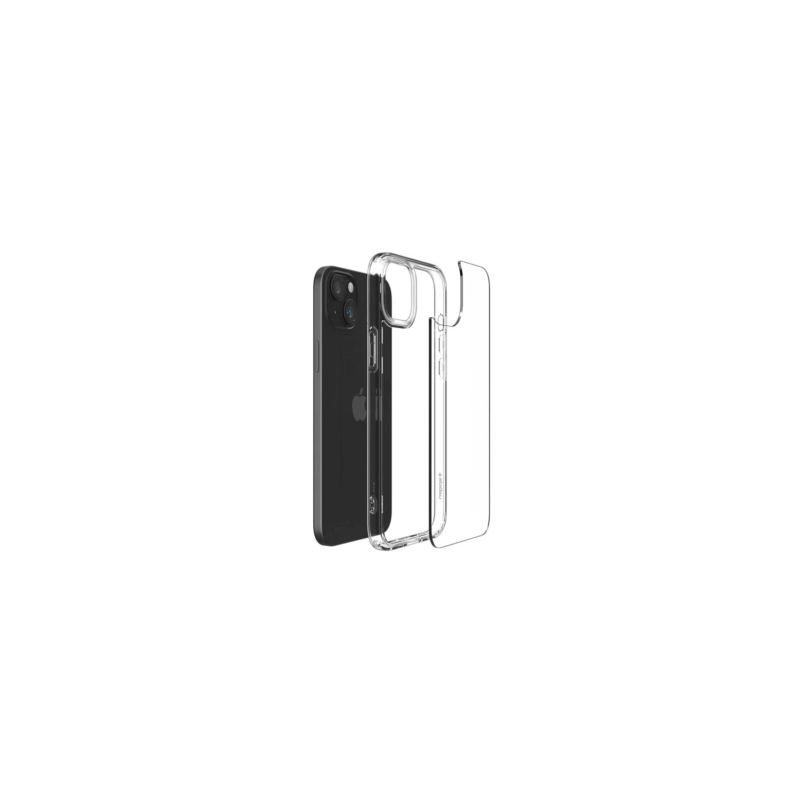 Чохол до мобільного телефона Spigen Apple iPhone 15 Plus Crystal Hybrid Crystal Clear (ACS06459) зображення 5