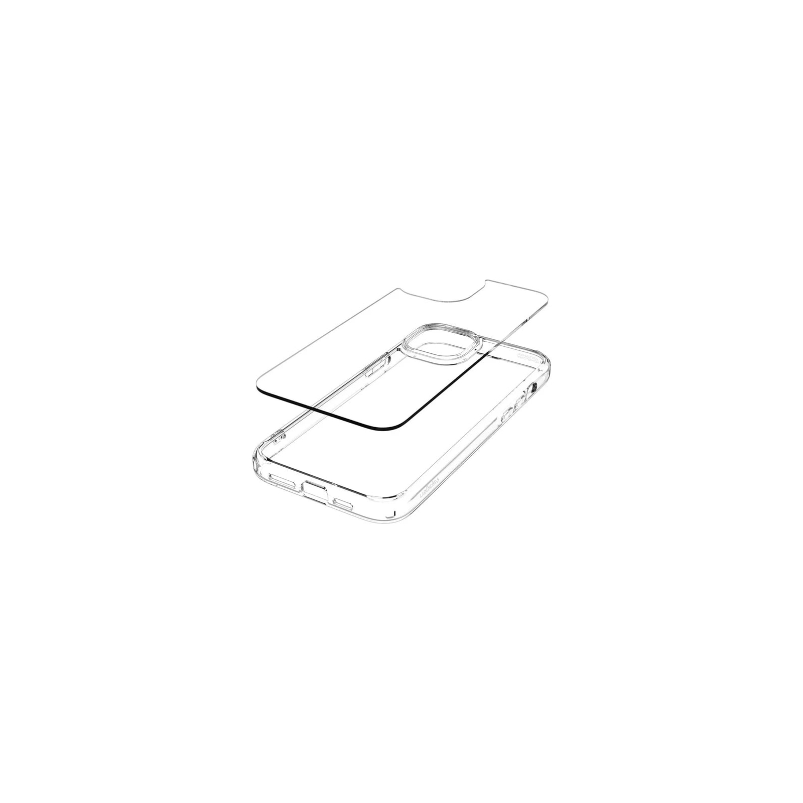 Чохол до мобільного телефона Spigen Apple iPhone 15 Plus Crystal Hybrid Crystal Clear (ACS06459) зображення 7