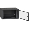 Шкаф настенный Ipcom 6U, 600*450, RAL9005 (СН-6U-060-045-ДС-9005) изображение 3