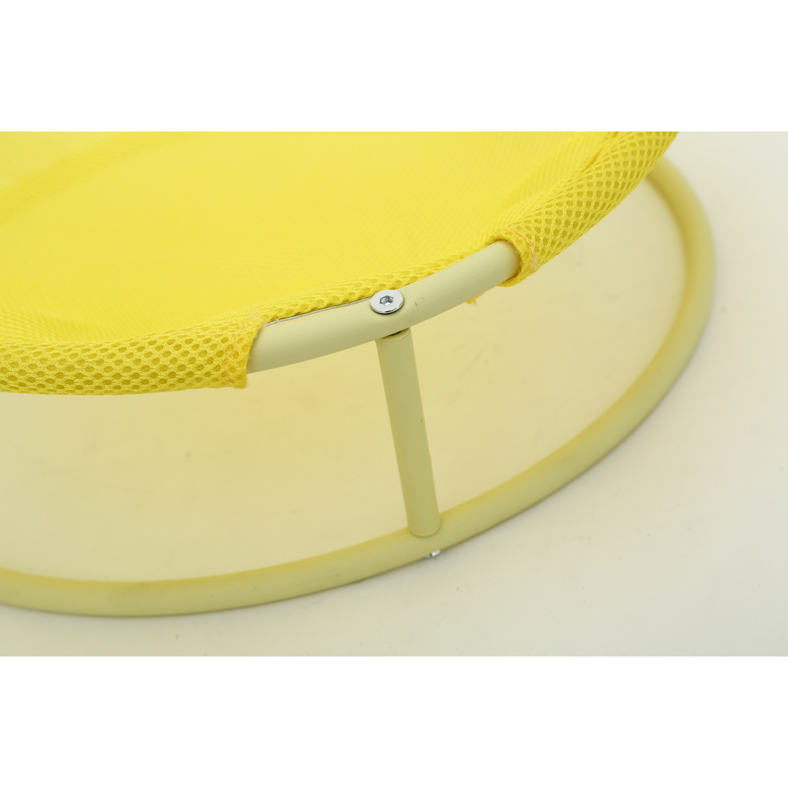 Лежак для животных MISOKO&CO Pet bed round 45x45x22 см yellow (HOOP31832) изображение 3