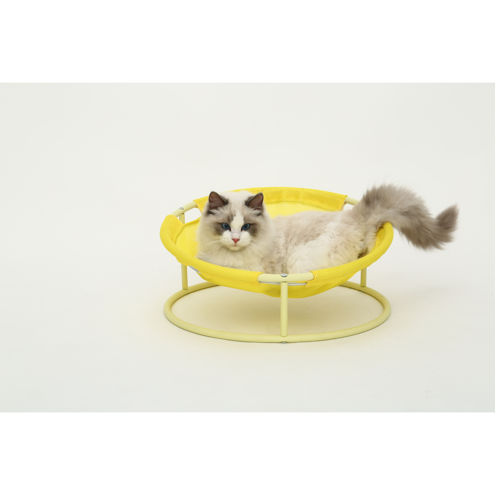 Лежак для животных MISOKO&CO Pet bed round 45x45x22 см yellow (HOOP31832) изображение 4