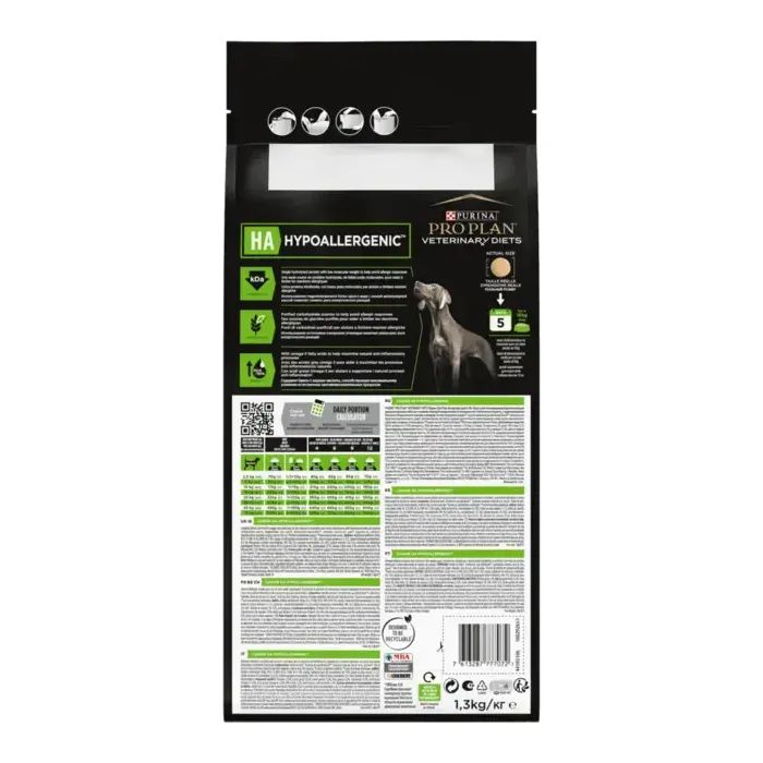 Сухой корм для собак Purina Pro Plan Veterinary Diets Hypoallergenic 1.3 кг (7613287777072) изображение 2