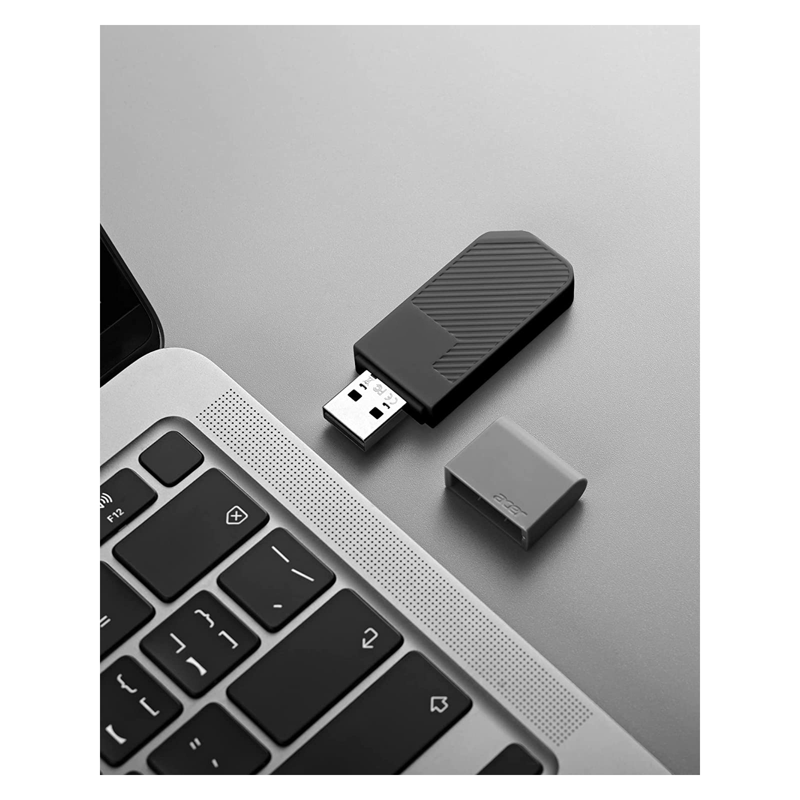 USB флеш накопичувач Acer 128GB UP200 Black USB 2.0 (BL.9BWWA.512) зображення 3
