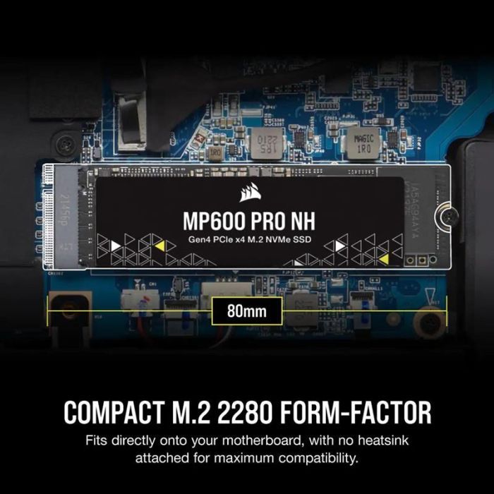 Накопичувач SSD M.2 2280 8TB MP600 PRO NH Corsair (CSSD-F8000GBMP600PNH) зображення 3