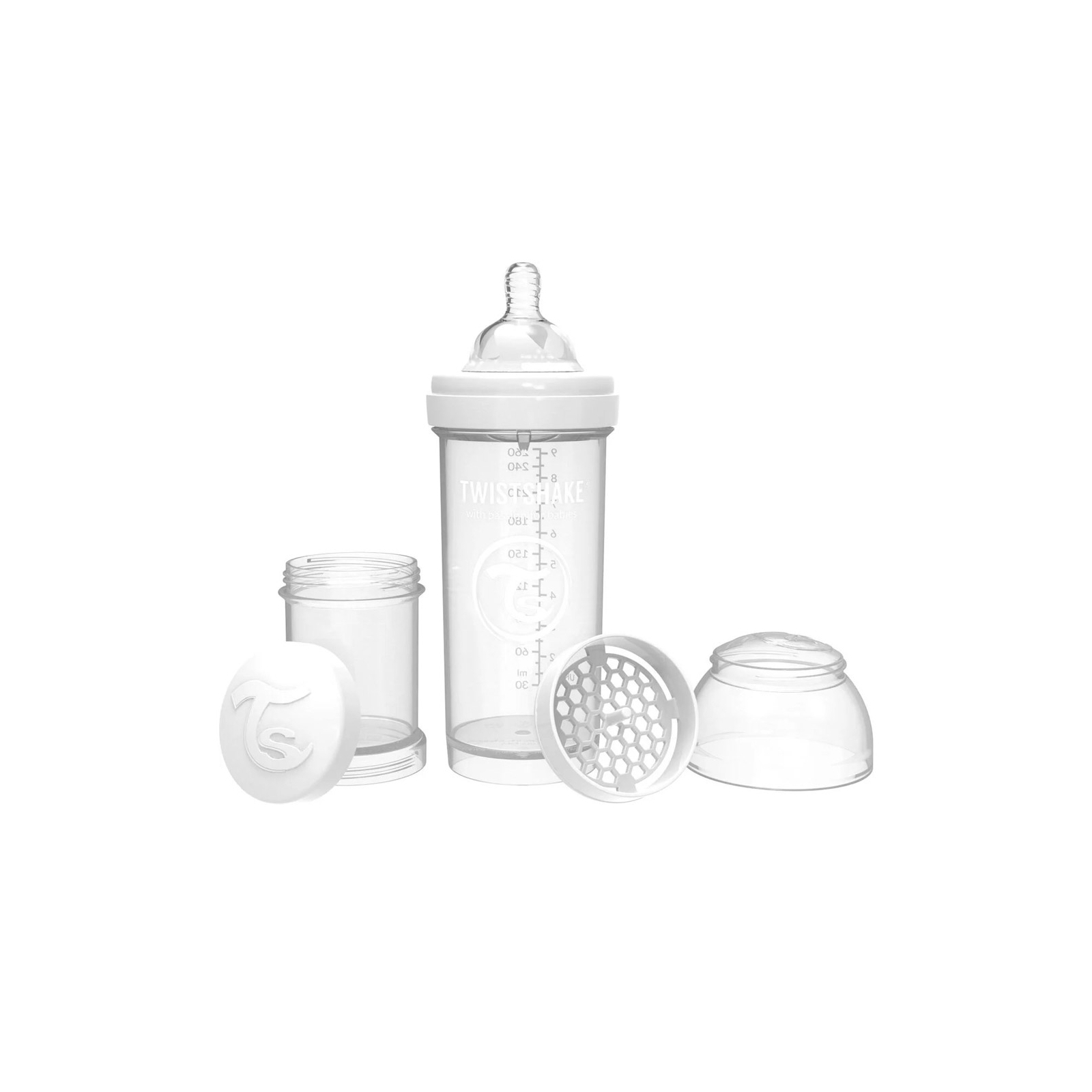 Набор для кормления новорожденных Twistshake Value Pack Pink из трех антиколиковых бутылочек 260 мл (78845) изображение 3