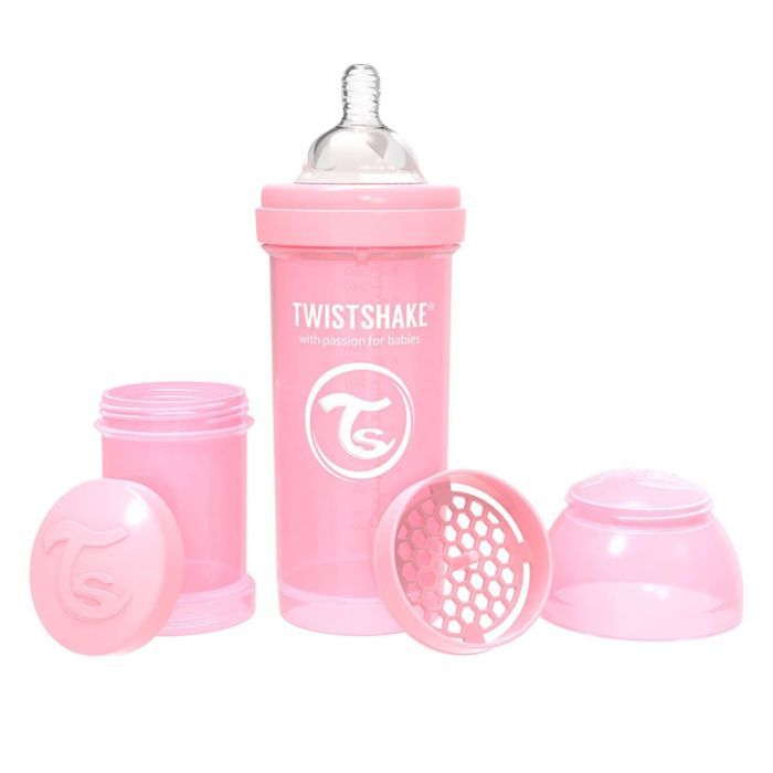 Набор для кормления новорожденных Twistshake Value Pack Pink из трех антиколиковых бутылочек 260 мл (78845) изображение 4