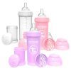 Набор для кормления новорожденных Twistshake Value Pack Pink из трех антиколиковых бутылочек 260 мл (78845)