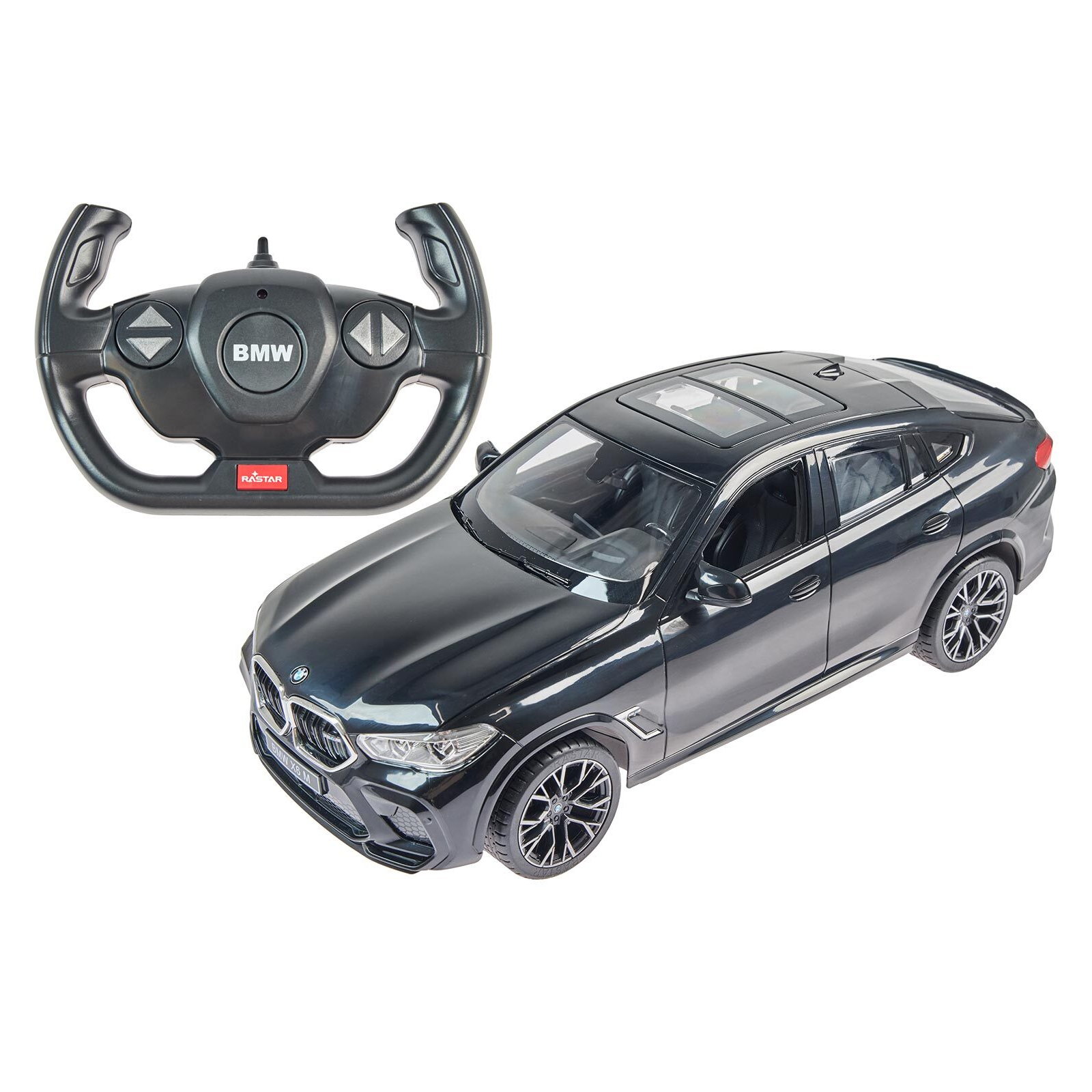 Радиоуправляемая игрушка Rastar BMW X6 1:14 черный (99260 black)