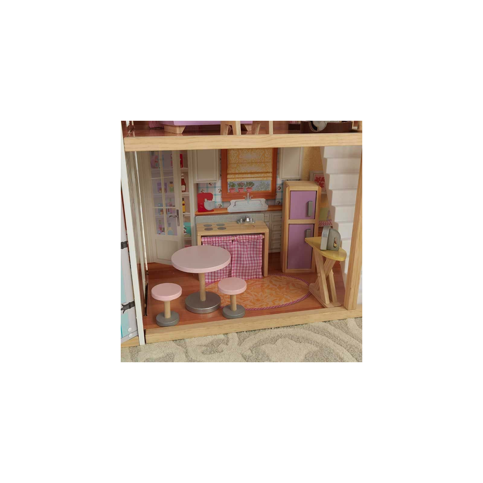 Игровой набор KidKraft Кукольный домик Grand View Mansion Dollhouse с системой легкой уборки EZ Kraft Assembly (65954) изображение 5