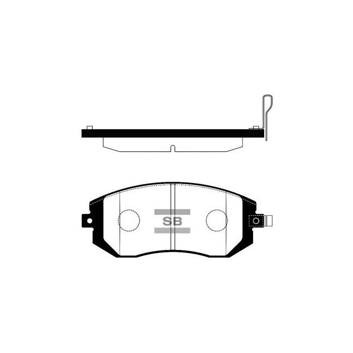 Гальмівні колодки HI-Q SP1367