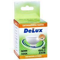 Лампочка Delux JCDR 5Вт 4100K 220В GU5.3 (90001293) изображение 2