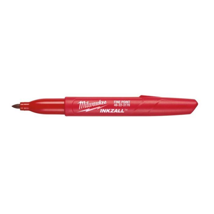 Маркер Milwaukee для будмайданчика INKZALL, тонкий, чорний (48223100) зображення 3