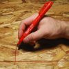 Маркер Milwaukee для стройплощадки INKZALL, тонкий, красный (48223170) изображение 4