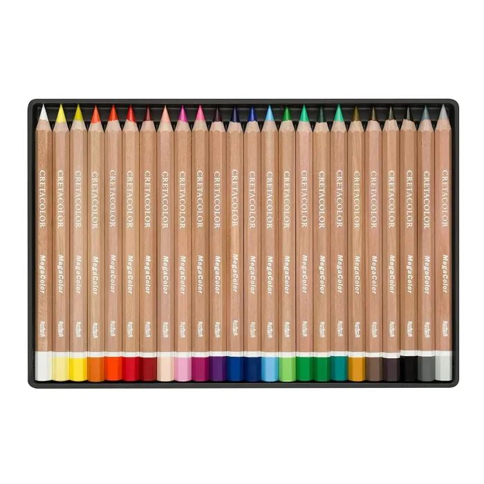 Карандаши цветные Cretacolor Megacolor 24 кольори (9014400280887) изображение 2