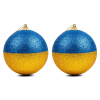 Елочная игрушка Novogod`ko пенопласт, 10 см, 2 шт желто-голубые (974890) изображение 2