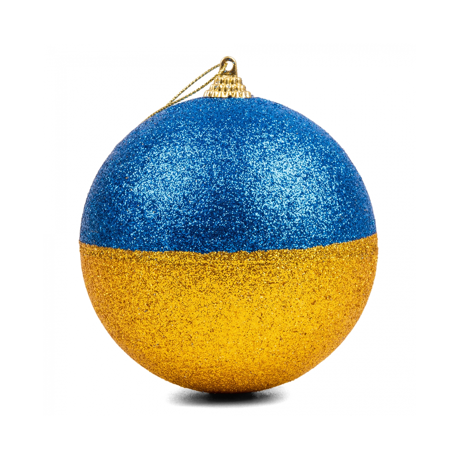 Елочная игрушка Novogod`ko пенопласт, 10 см, 2 шт желто-голубые (974890)