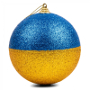 Ялинкова іграшка Novogod`ko пінопласт, 10 см, 2 шт жовто-блакитні (974890)
