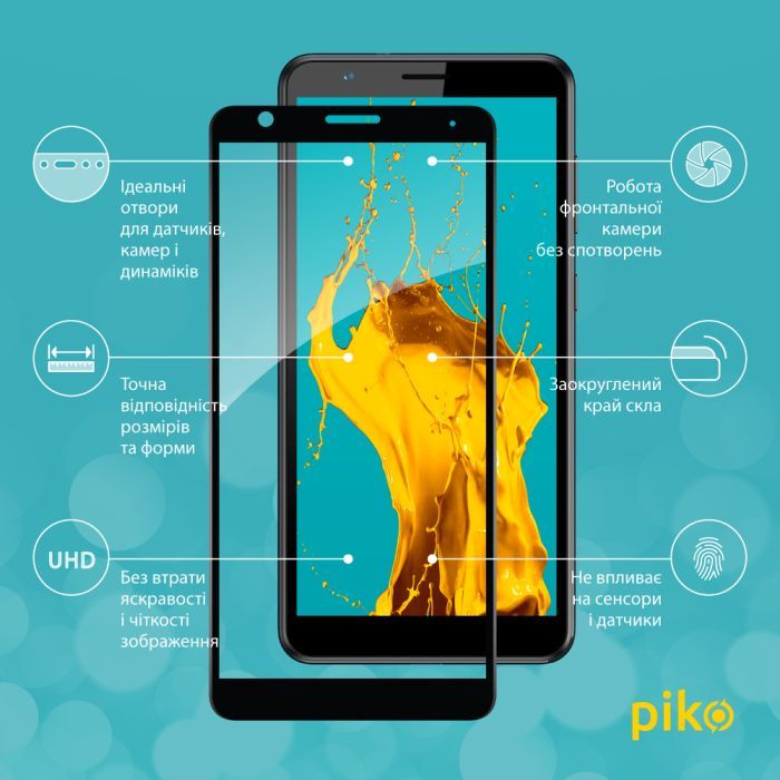 Стекло защитное Piko Full Glue ZTE Blade A31 Plus (1283126523120) изображение 3
