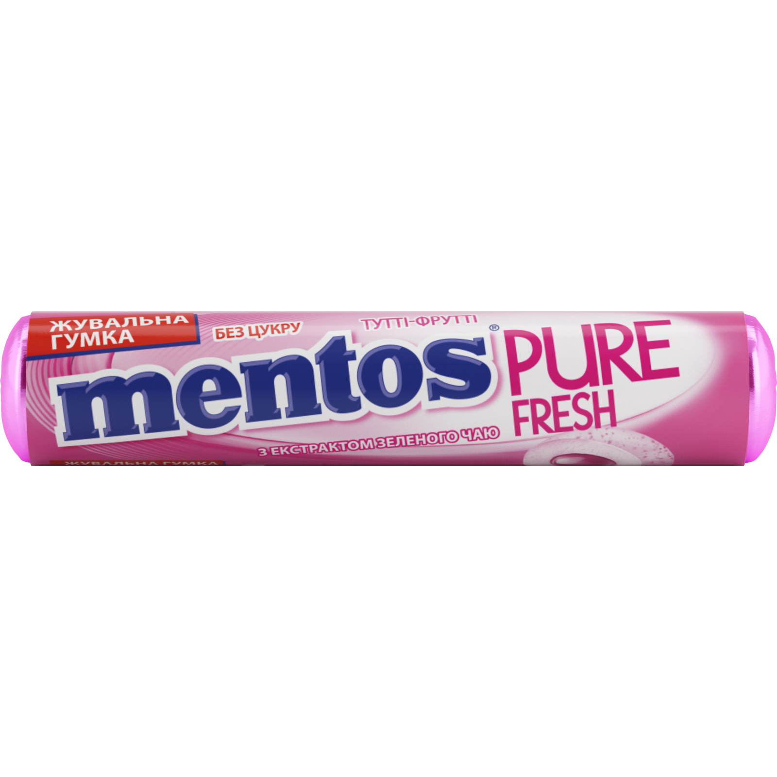 Жевательная резинка Mentos Pure Fresh со вкусом Тутти-Фрутти 15.57 г (8935001725404)
