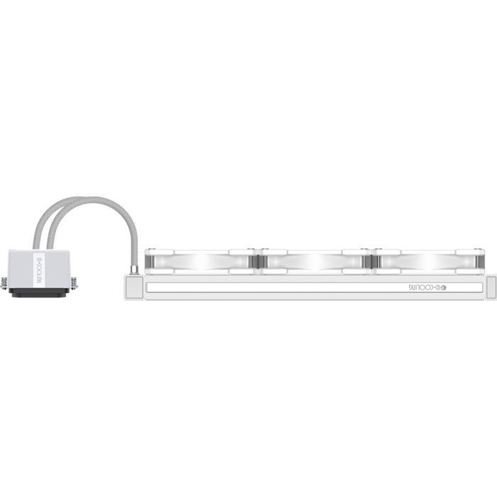 Система жидкостного охлаждения ID-Cooling DASHFLOW 360 BASIC WHITE изображение 3