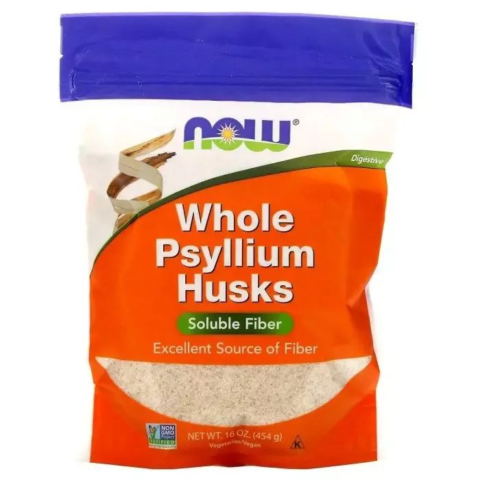Травы Now Foods Цельная шелуха подорожника, Whole Psyllium Husk, 454 г (NOW-05981)