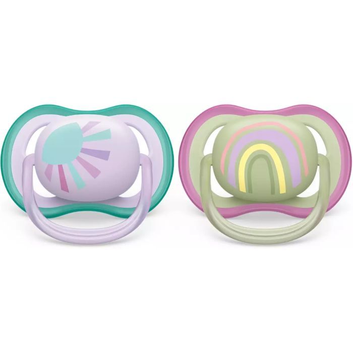 Пустушка Philips AVENT Ultra Air, 0-6 міс. 2 шт (SCF085/59)