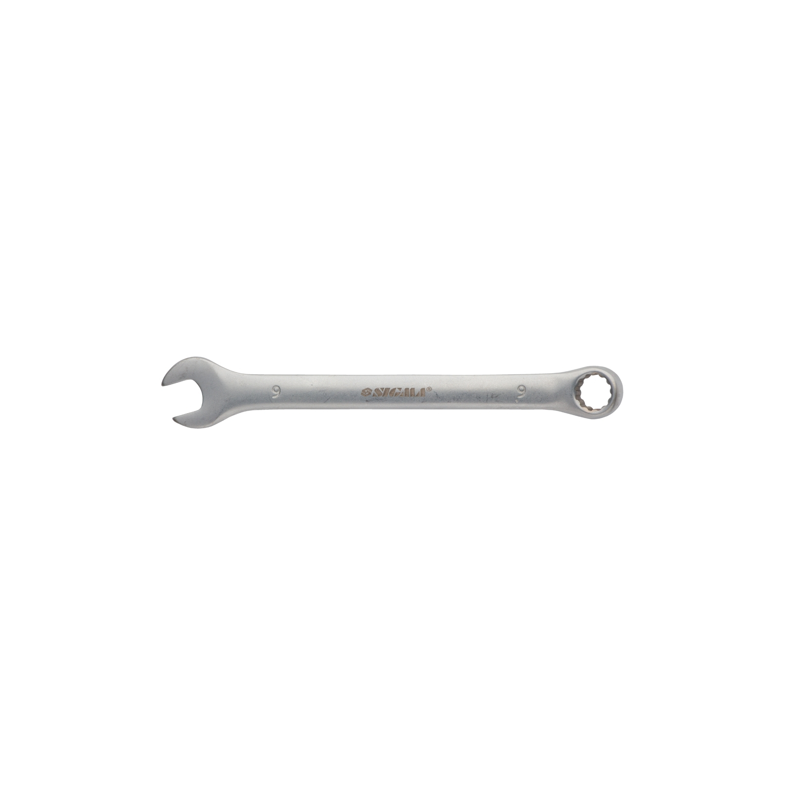 Ключ Sigma рожково-накидний 34мм CrV satine з підвісом (6021781)