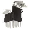 Ключ Sigma набір TORX 9шт T10-T50 CrV, короткі з отвором (4022211) зображення 5
