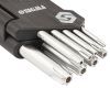 Ключ Sigma набір TORX 9шт T10-T50 CrV, короткі з отвором (4022211) зображення 6