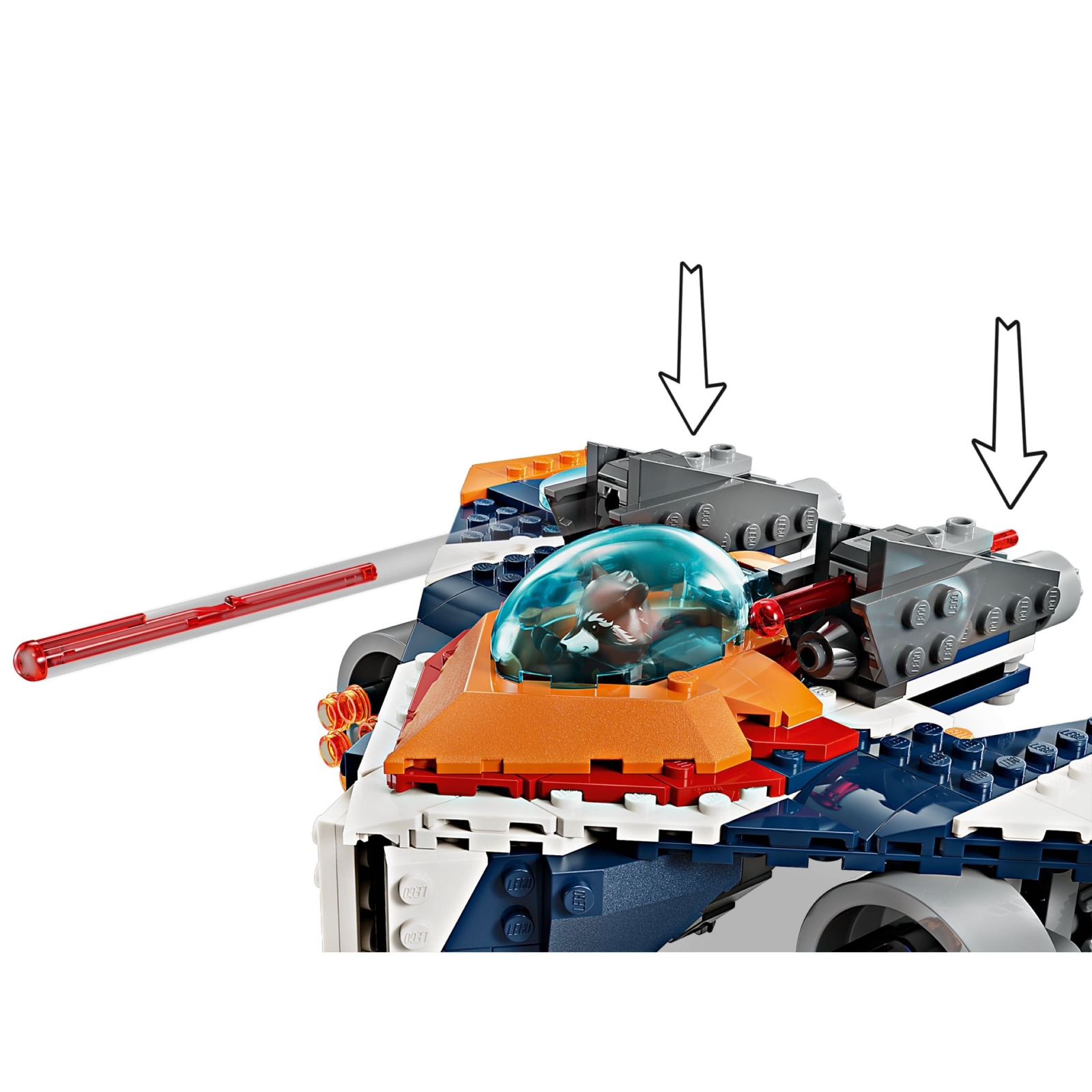 Конструктор LEGO Super Heroes Warbird Ракеты vs. Ронан 290 деталей (76278) изображение 6