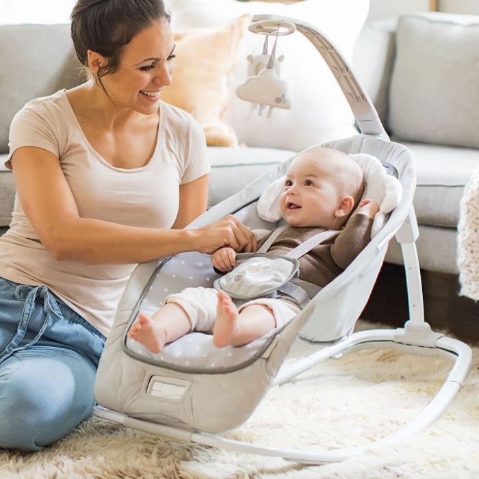 Кресло-качалка Ingenuity 2 в 1 Cuddle Lamb (12118) изображение 2