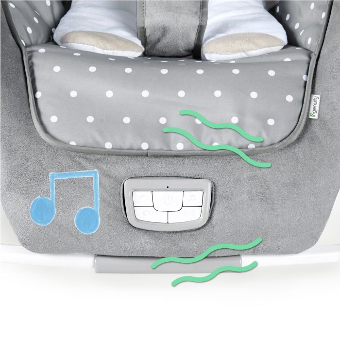 Кресло-качалка Ingenuity 2 в 1 Cuddle Lamb (12118) изображение 8