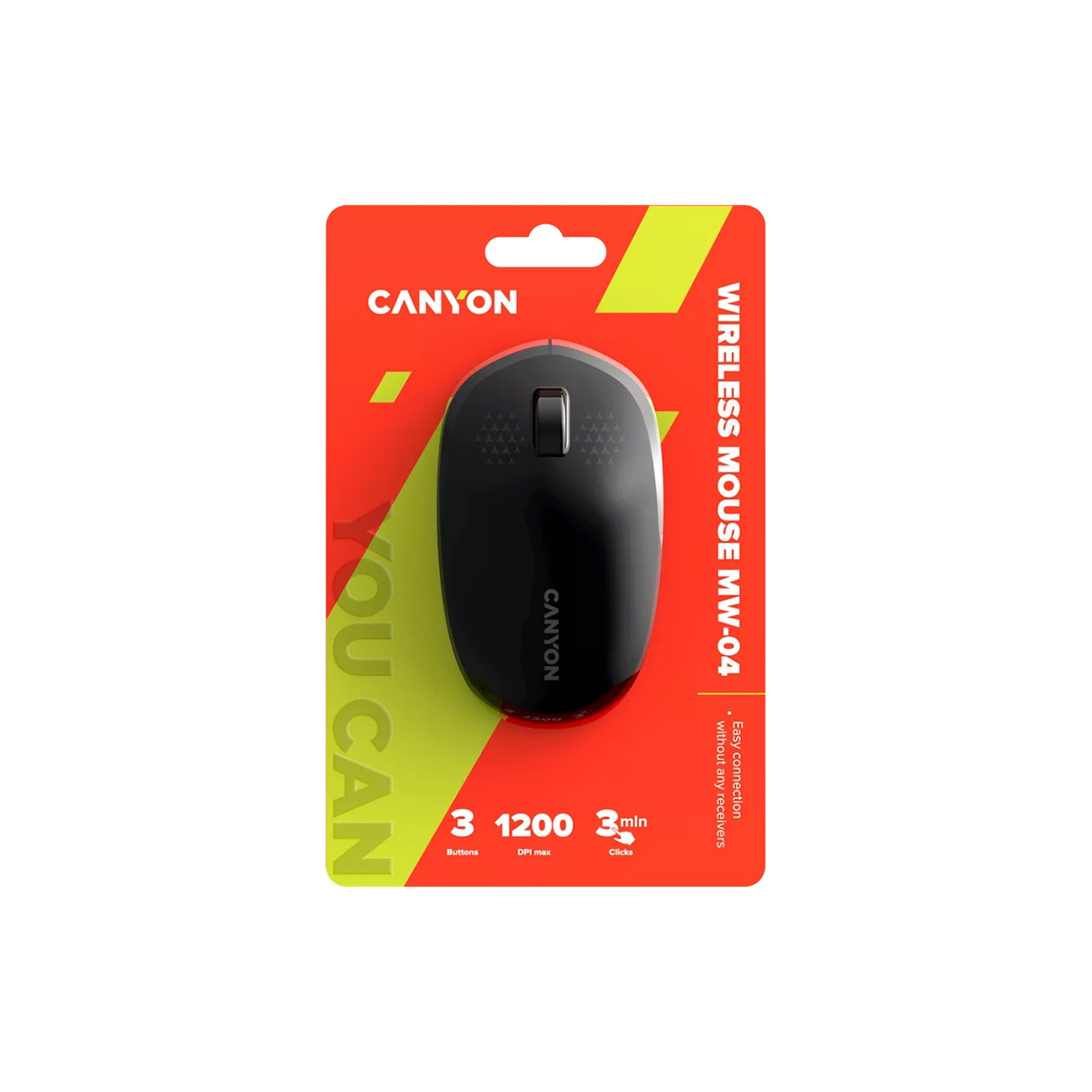 Мишка Canyon MW-04 Bluetooth Black (CNS-CMSW04B) зображення 6