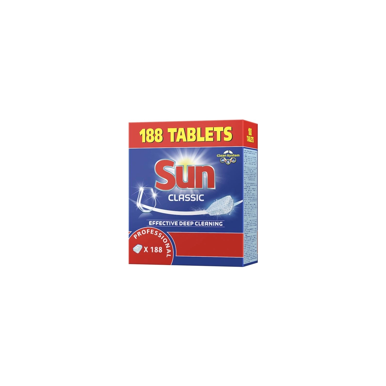 Таблетки для посудомоечных машин Sun Professional 188 шт. (7615400824052)