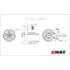 Двигун для дрона Emax ECO II 2814 730KV (0101096040) зображення 6