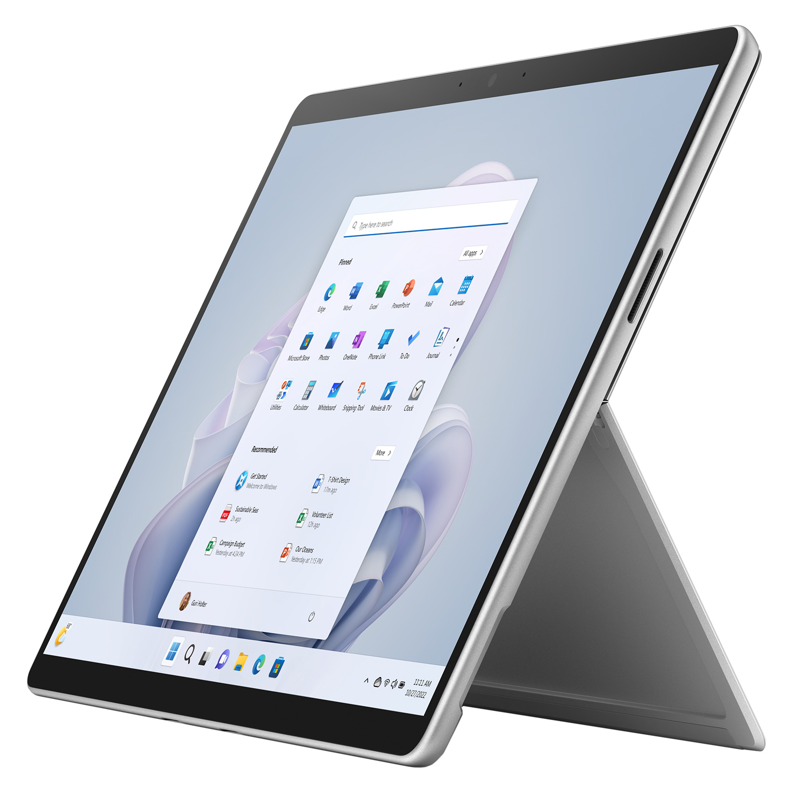 Планшет Microsoft Surface Pro 9 13 PS Touch/ i7-1265U/32GB/1TB/Win11P Silver (QLQ-00001) изображение 2