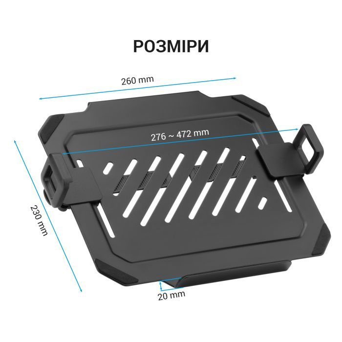 Подставка для ноутбука OfficePro для кронштейнів VESA 75x75,100x100 (LH313B) изображение 5