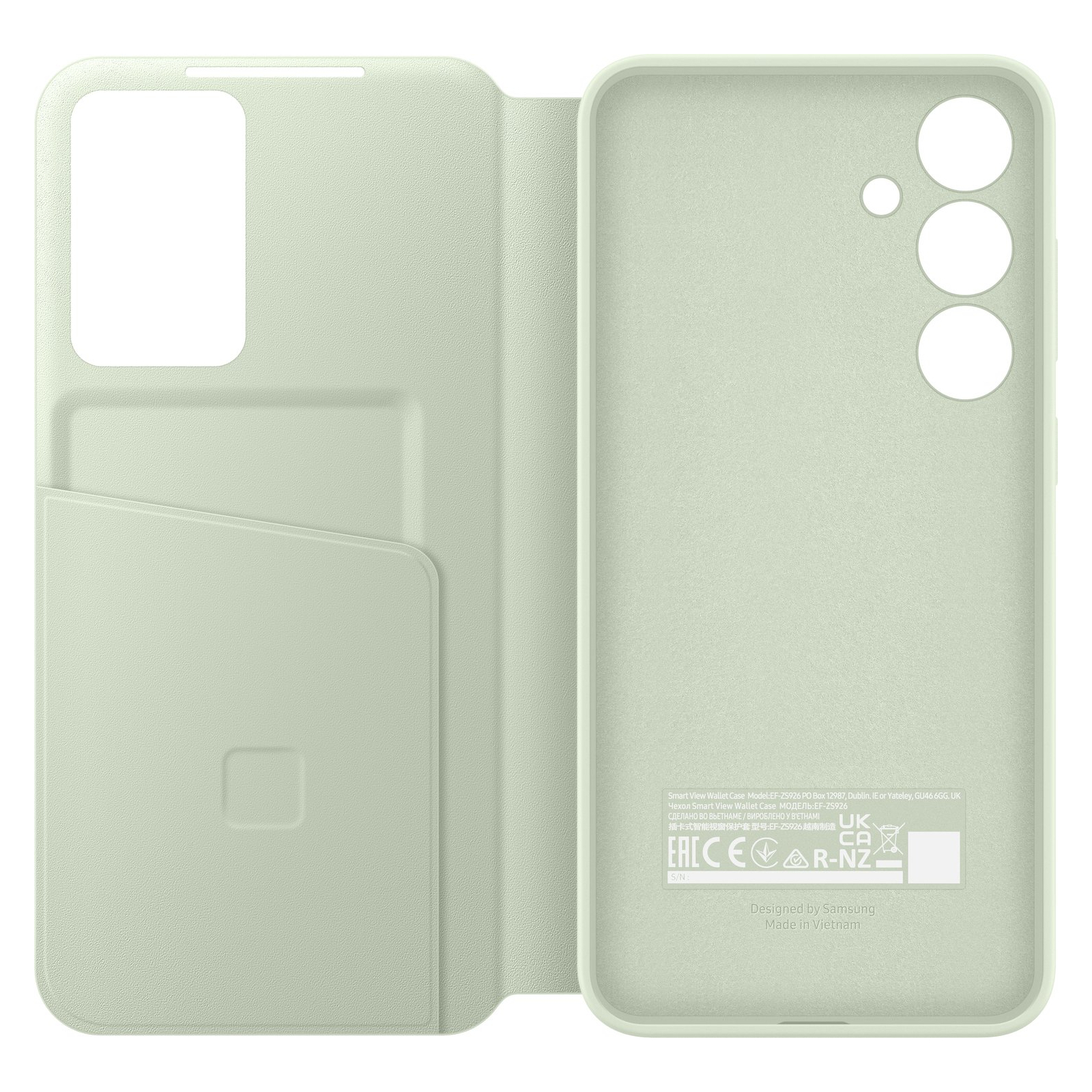 Чехол для мобильного телефона Samsung Galaxy S24+ (S926) Smart View Wallet Case Lime (EF-ZS926CGEGWW) изображение 5