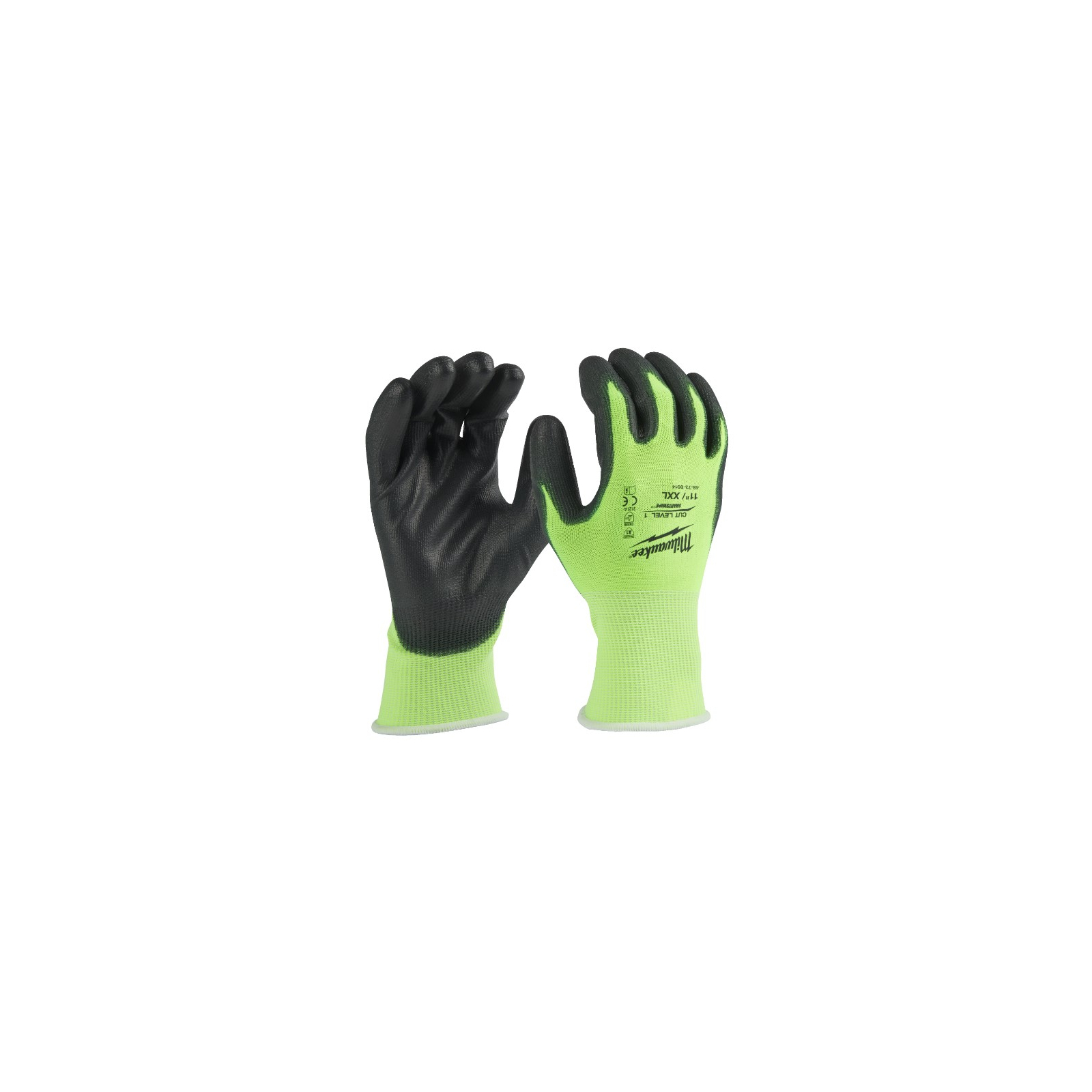 Захисні рукавиці Milwaukee сигнальні з рівнем опору порізам 1, L/9 (4932479918)